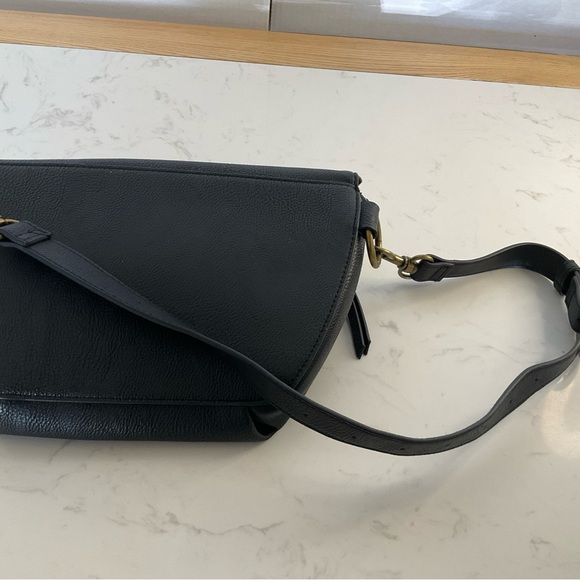 Universal Thread Black Crossbody Bag with Gold Accents - Picture 6 of 10